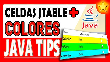 ► 18. 🔴【JAVA TIPS】Cambiar COLOR DE FILAS en JTABLE 🎨 │Java Tutorial