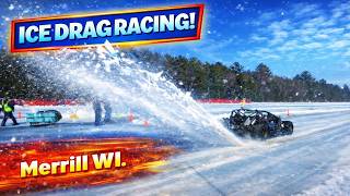 Craziest Race on Ice! 2026 Merrill Wi. Ice Drags!