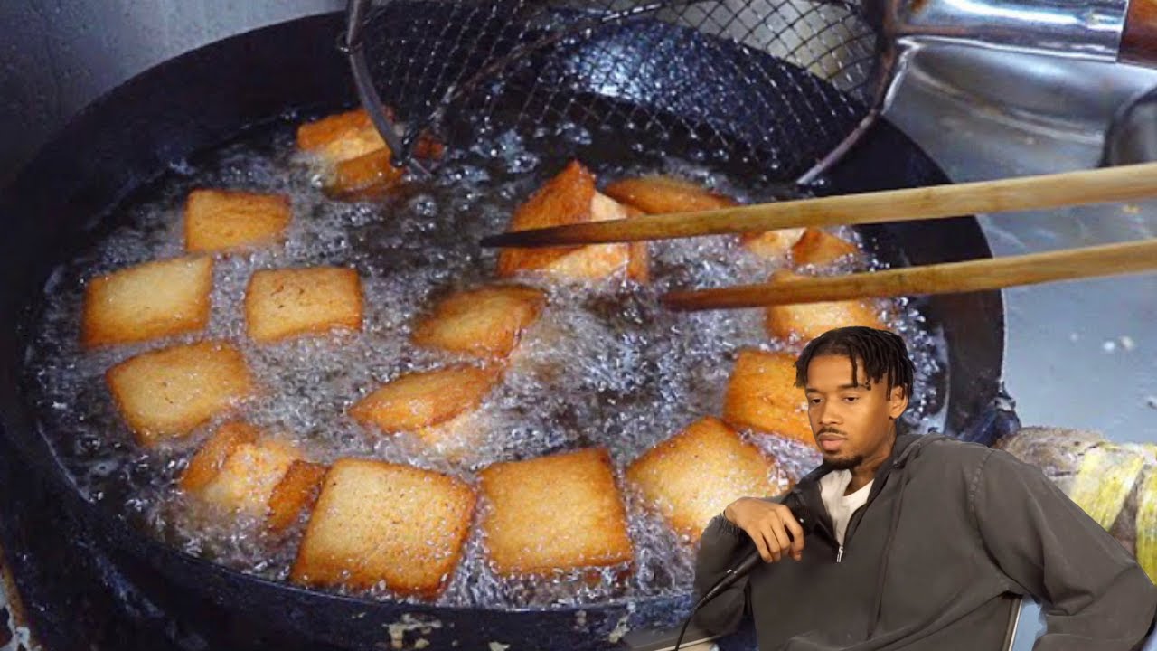 Shawn Cee Reacts To Super Crunchy! Deep Fried Shrimp Sandwich