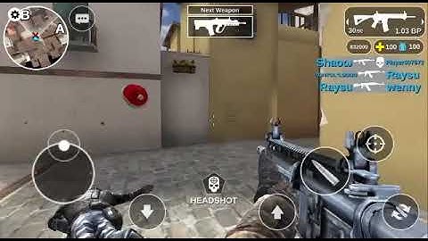 Counter attack multiplayer FPS gameplay.