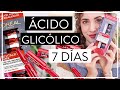 ¿FUNCIONA? ÁCIDO GLICÓLICO DURANTE 1 SEMANA!