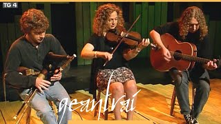 Diarmaid, Deirdre & Donncha Moynihan | Doorus Mill Jig | Corcaigh | Geantraí 1996 | TG4