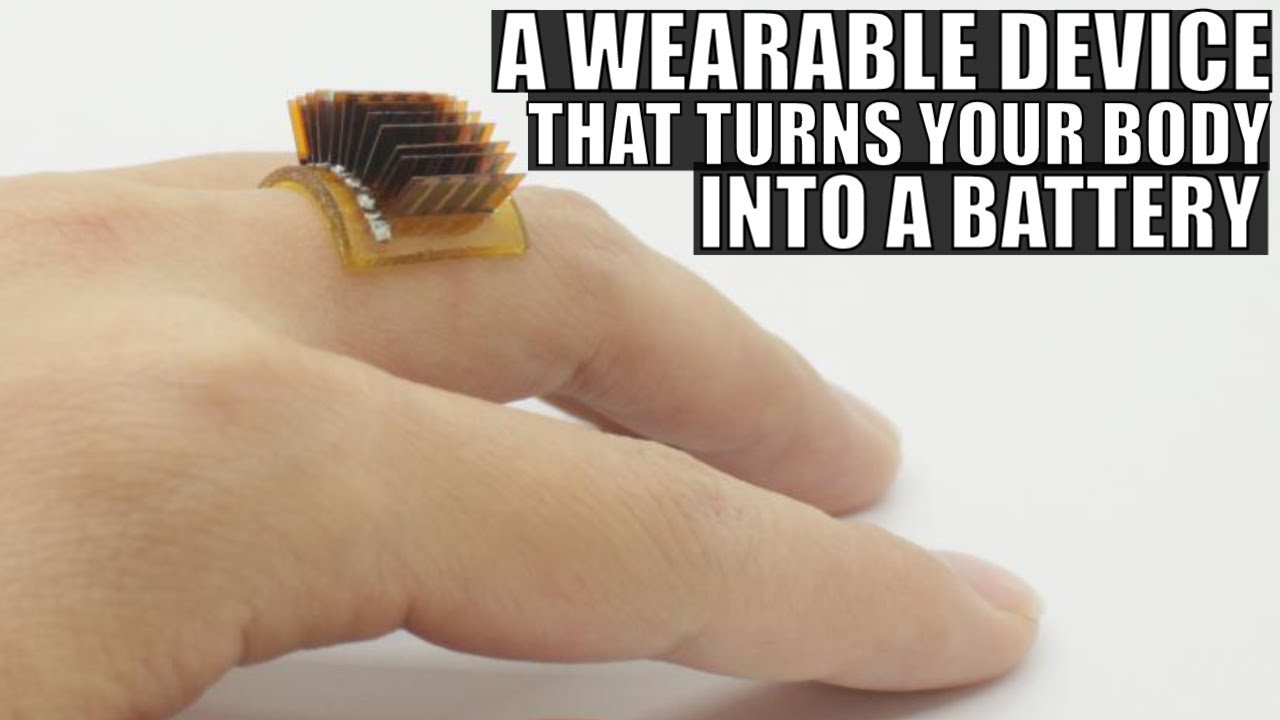 Interesting Invention That Turns Your Body Heat Into Energy