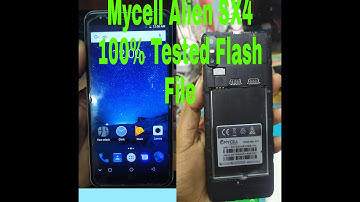 MYCELL Alien SX4 Flash File MT6580 100% Tested  Cm2 Dongle
