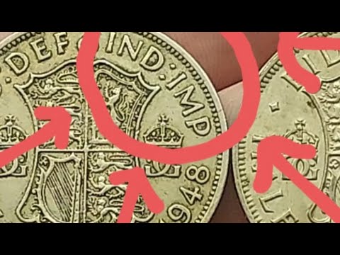 What Does IND IMP Mean On Coins? Comparing A 1948 U0026 1949 Half Crown Coins