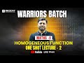 Homogeneous Function One Shot Lecture-2 | Maths-1 | FE Engineering | RK SIR | All Universities