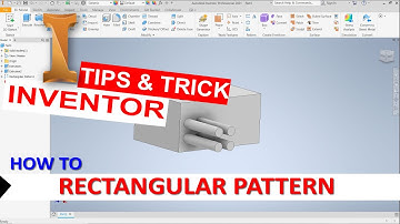 Inventor How To Rectangular Pattern