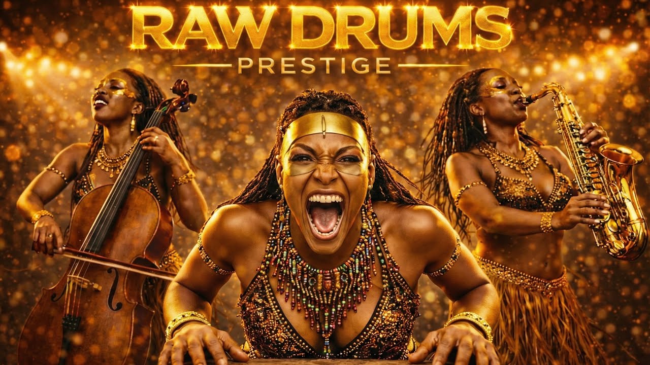 SOVEREIGN | Afro Tech House 2026 - RAW DRUMS Djembe Prestige Vol  2 | High Energy Instrumental Mix