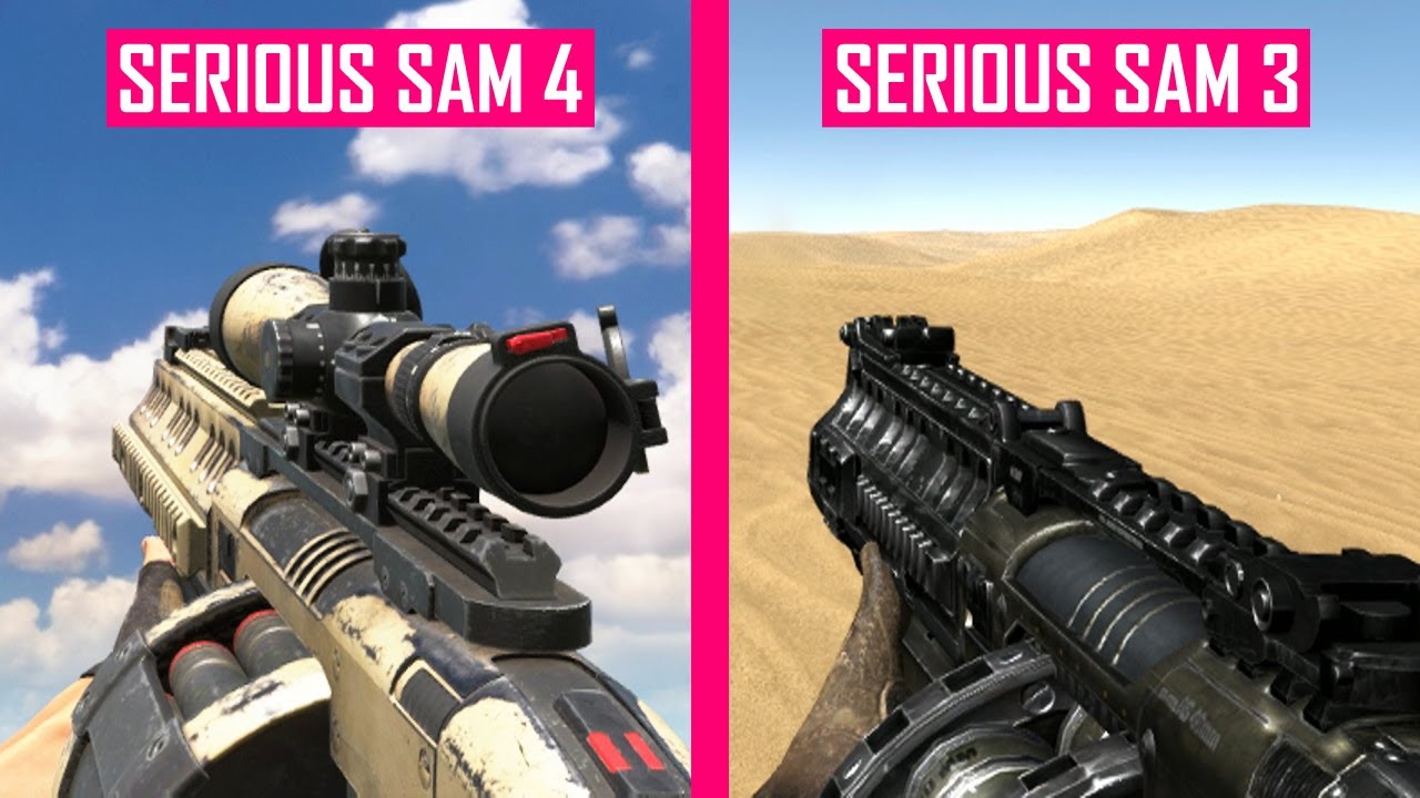 serious sam 4 minigun serious sam 4 minigun