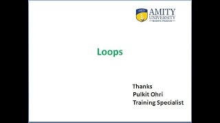 Loops (for loop, while loop and MCQ based on loops)