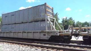 #1003 CSX D765-08 Double Stack trash train