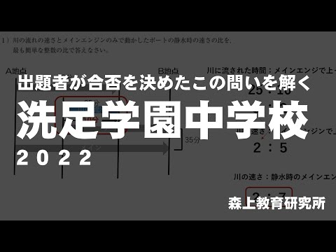 洗足学園 中学校・高等学校2022 出題者が合否を決めたこの問いを