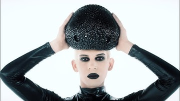 Shape-shifting Cypher sculpture by Ozel Office controlled by sensors and virtual reality