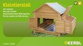 Hühnerstall Bonny Mit Metallrahmen Am Boden 81713 Youtube