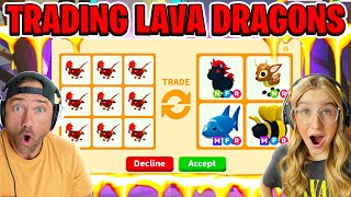 What People Trade For a Lava Dragon in Roblox Adopt Me! BEST NEW Halloween Pet! OMG