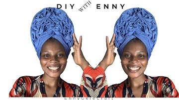 HOW TO TIE CENTER RUFFLES GELE #ennygelecraft #geletutorial #geleia #gelebtejourney #genshinimpact