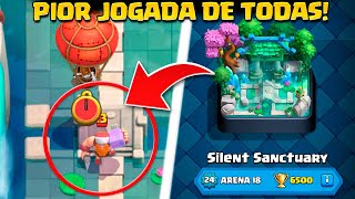 PRO PLAYER DE CLASH ROYALE REAGE A JOGADORES DA ARENA 18