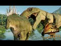 Giganotosaurus HUNTS Amargasaurus - Life in the Cretaceous || Jurassic World Evolution 2 🦖 [4K] 🦖
