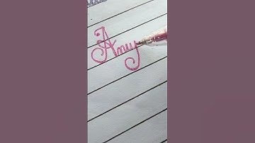 Anupama 💖 name writing.#calligraphy #namewriting #shorts #whatsappstatus
