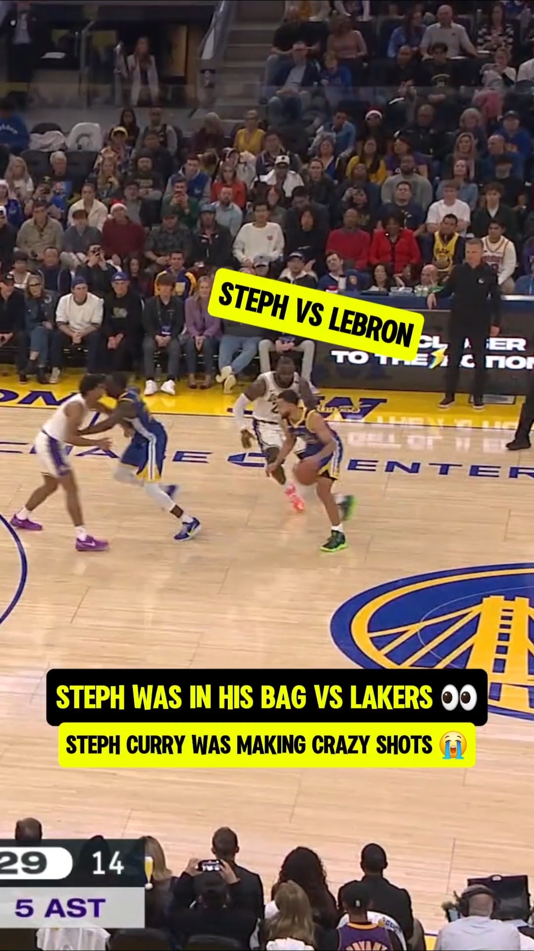 Steph Curry was GOING CRAZY?