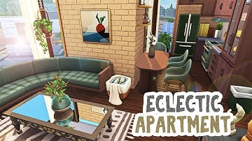 Eclectic Apartment || The Sims 4 Apartment Renovation: Speed Build