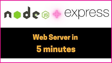 Create a Node.js and Express Web Server in 5 minutes | EJS files for templating