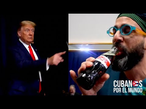 Alex Otaola le tomó la Coca-Cola a Trump el día que lo conoció