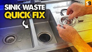 How to Replace a Kitchen Sink Basket Strainer