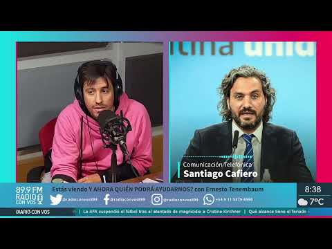 Santiago Cafiero: "Hoy Cristina Kirchner esta viva por un milagro"
