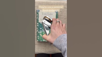 Personal book embosser: how to use it to customize your book collection #booktube