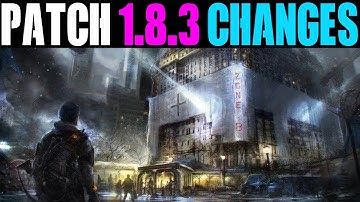 THE DIVISION - NEW GLOBAL EVENT DATE, PATCH 1.8.3 CHANGES & MORE! (STATE OF THE GAME HIGHLIGHTS)