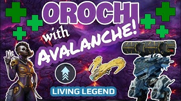 Avalanche Orochi with Kestrel & Jump Unit | Living Legend | War Robots