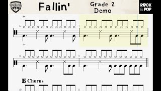 Fallin’ Trinity Rock \& Pop Drums Grade 2