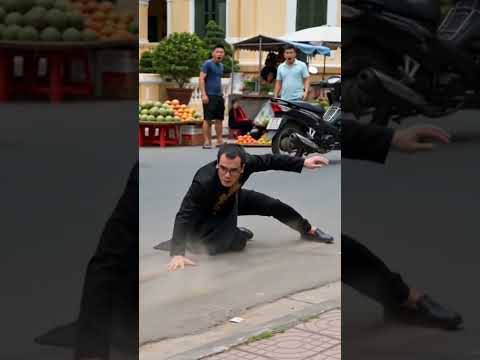 SỐC: Mặc Áo Dài nhảy Breakdance giữa phố Sài Gòn và cái kết ngã sõng soài khiến ai cũng hú hồn 😱