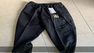 US Army GI PT Pants APFU (Army Physical Fitness Uniform) Latest Style Black & Gold Medium Short