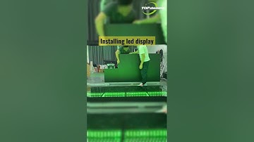 Installing led screen #leddisplay #ledvideowall #ledwall #ledscreen #led