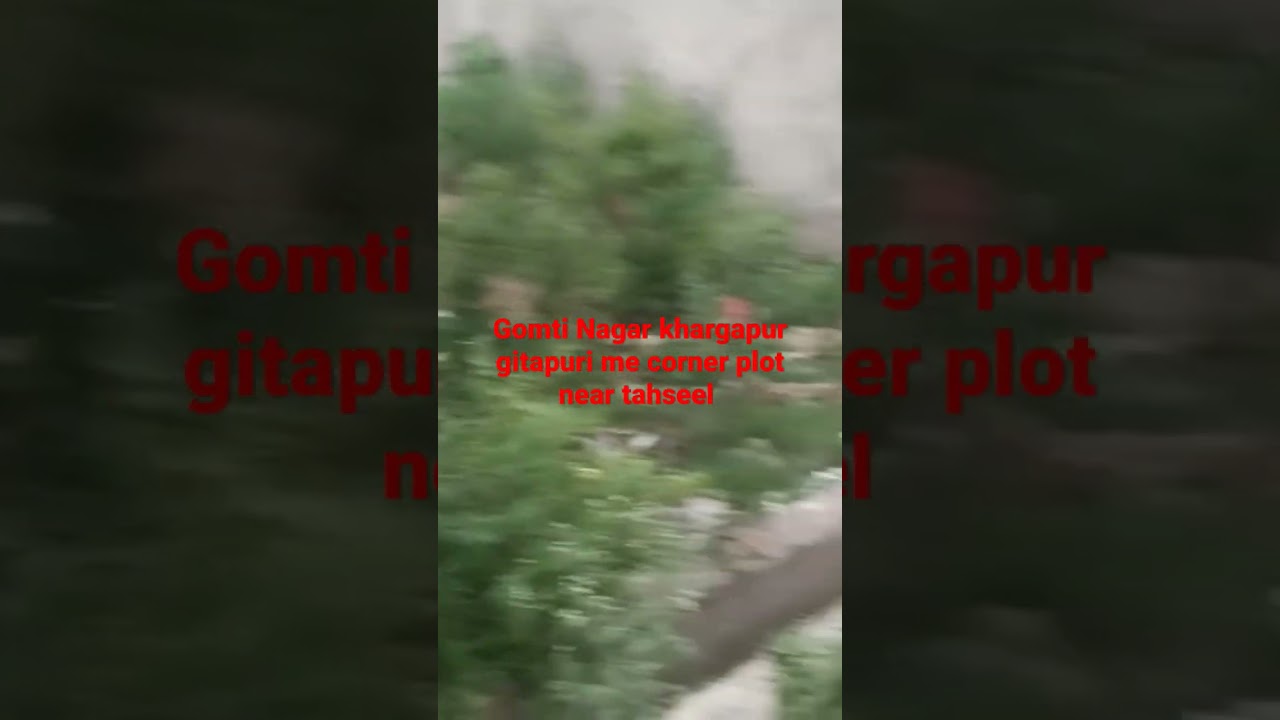 gomtinagar khargapur gitapuri colony me 1900 corner plot near sadar tahseel 