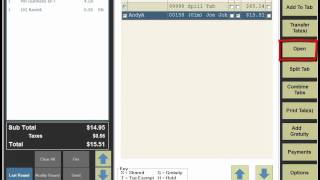 2TouchPOS Putting Menu Items on Hold