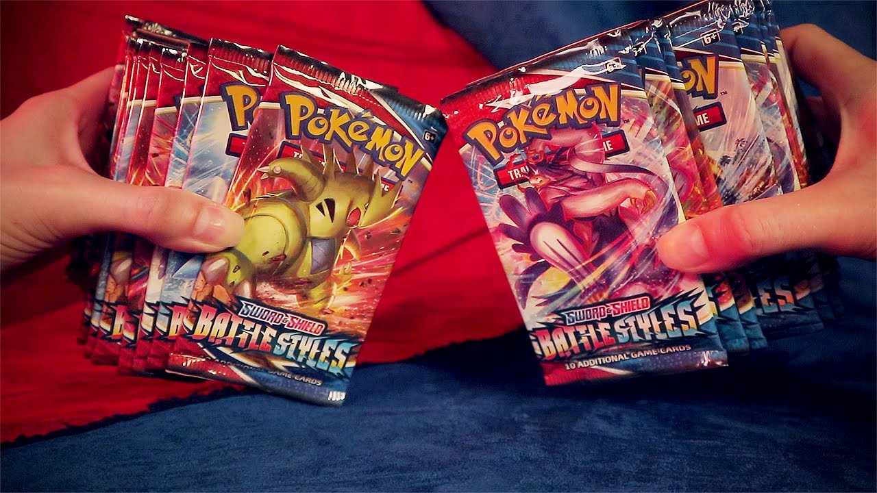 Opening Pokemon Battle Styles Booster Box 🆚 ASMR Relax Crinkles and ...