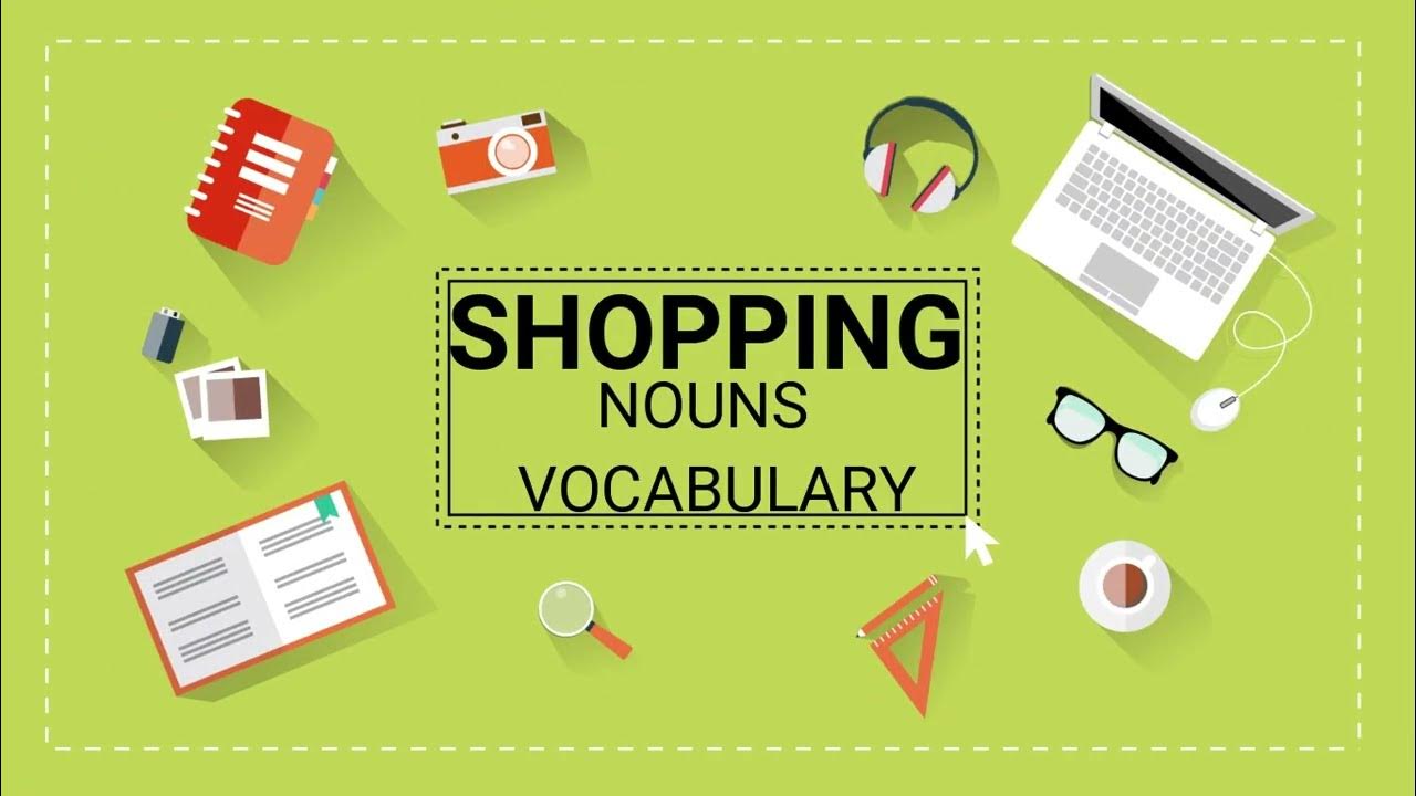 SHOPPING NOUNS VOCABULARY YouTube