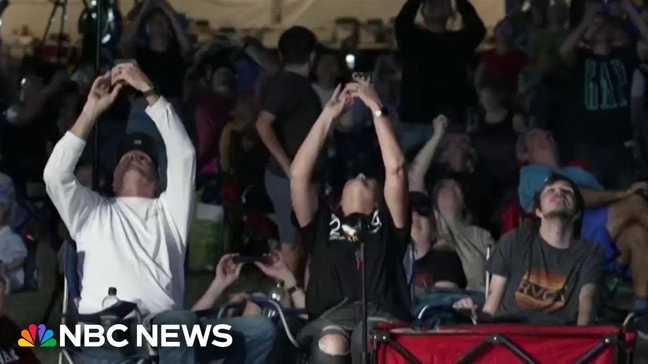 NBC’s Morgan Chesky and family witness total eclipse in Kerrville, Texas