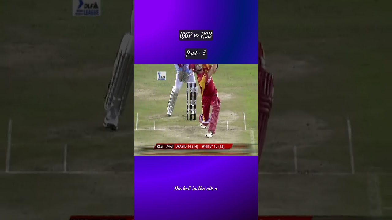 KX1P vs RCB 2008 Match 34 Part - 5