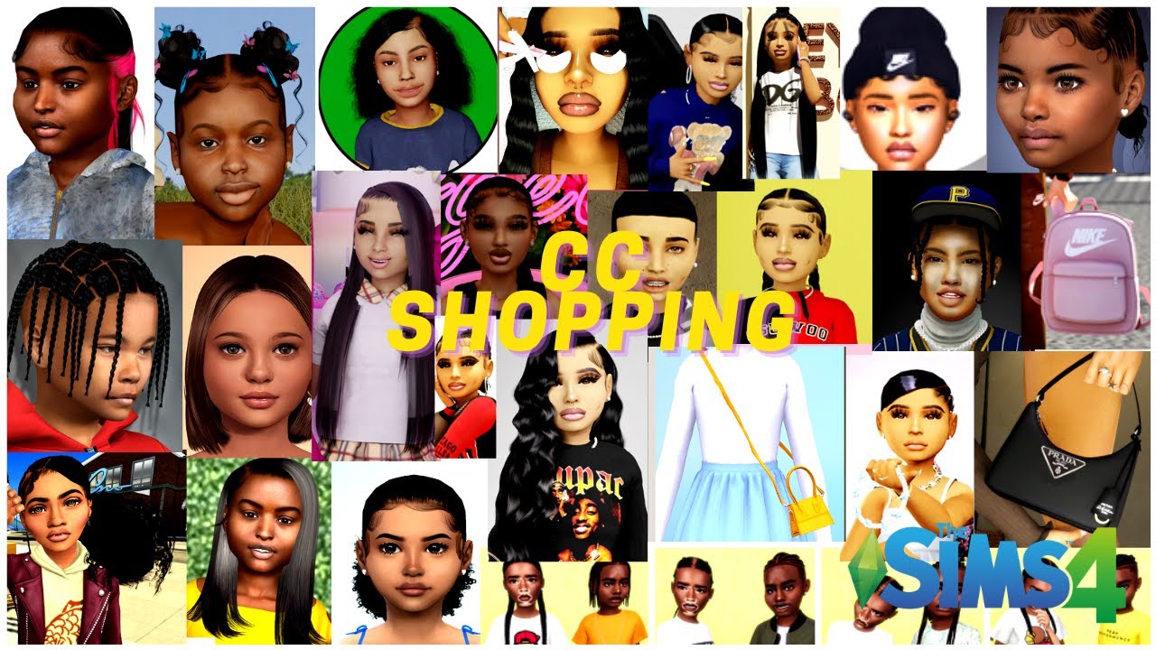 CC SHOPPING | CHILD HAIR AND ACCESSORIES || SIMS 4