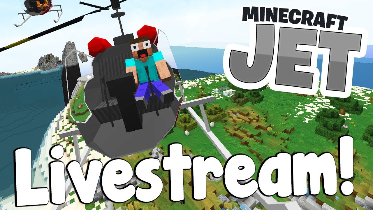 Mein ERSTER Minecraft JET Livestream! - YouTube