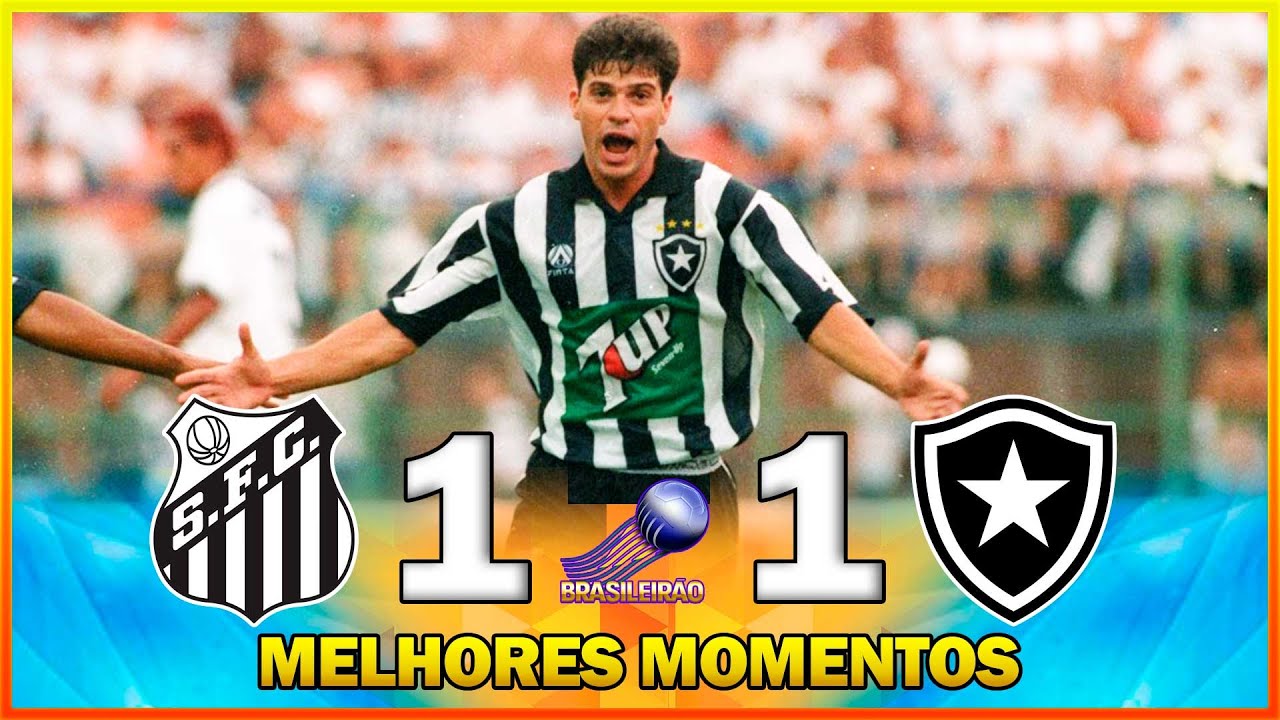 SANTOS 1 x 1 BOTAFOGO ● MELHORES MOMENTOS ● CAMPEONATO BRASILEIRO 1995 ● FINAL ● JOGO 02