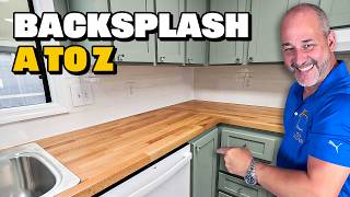 DIY Tile Backsplash (Contractors Won’t Touch This)