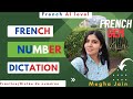 Dictée de numéros /French Dictation A1 of numbers //Dictation of Numbers in French /#Frenchgem