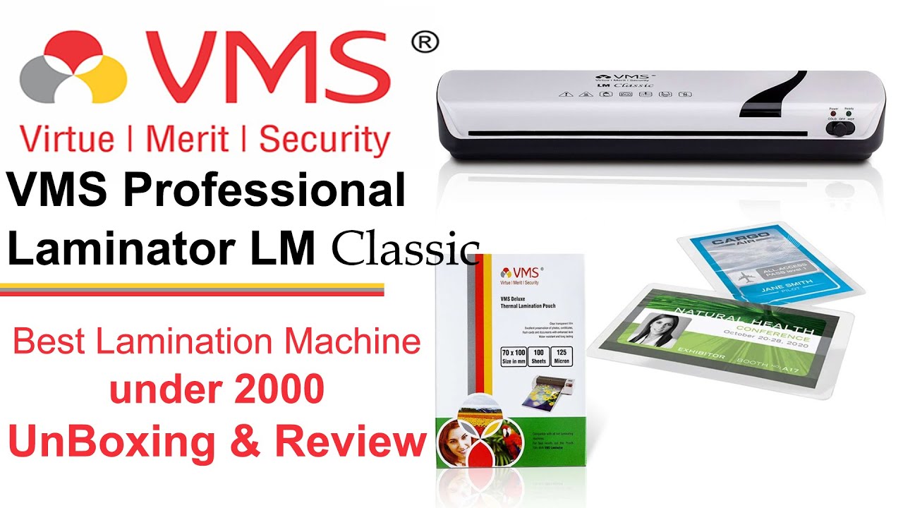 Best Lamination Machine under 2000 VMS Professional Laminator LM