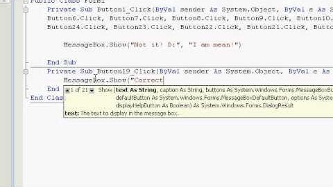 Visual Basic 2008 Express - How to make a Button Game (Part 1 of 2)