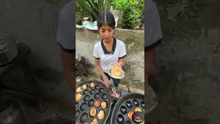 South Indian Girl Selling Paniyaram In Only 10-